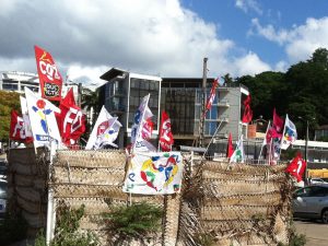 Drapeaux syndicat fonctions publiques