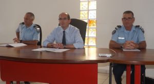 Conférence de presse du procureur de la République et des représentants de la gendarmerie, 2 jours après le drame
