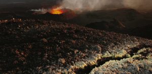 Le magma dans une zone fracturée (Photo:JIR)