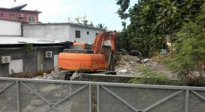 Le percement d'une nouvelle rue