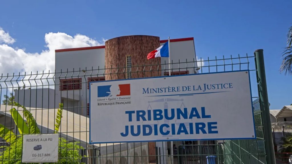 Devanture, tribunal, judiciaire, Mayotte
