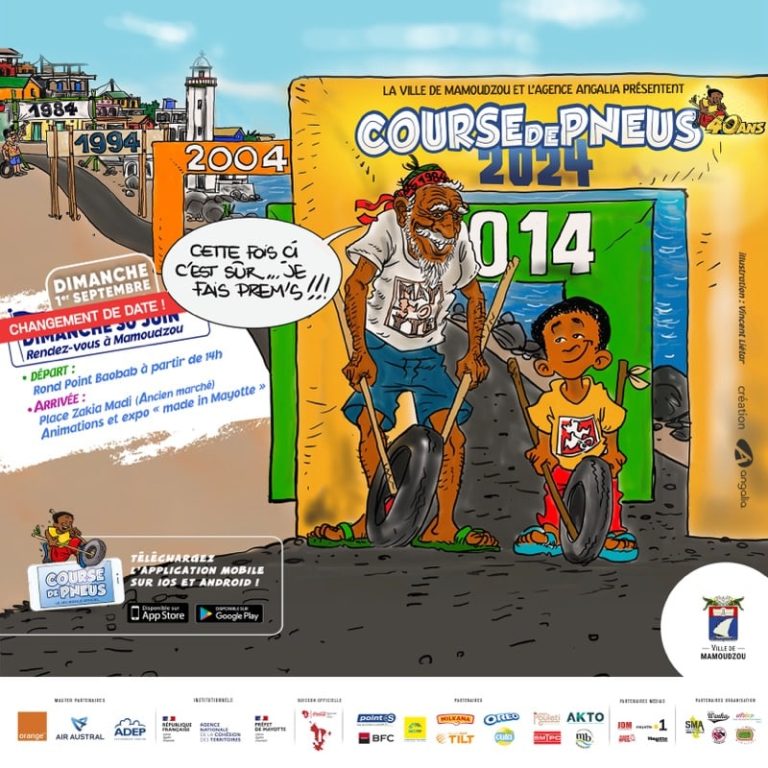 Course de pneus, Mayotte