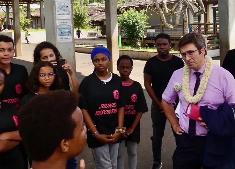 Gabriel Attal, Gilles Halbout, Mayotte