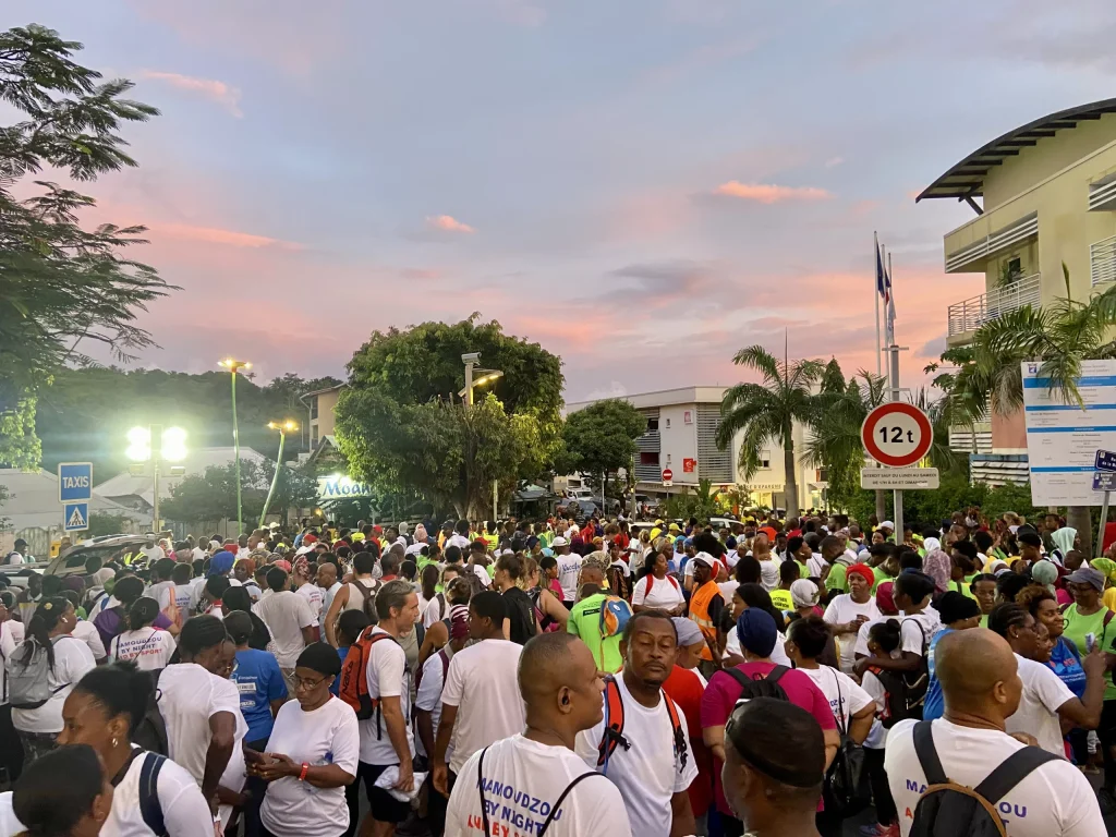 Marche, Mamoudzou, 8 mars, sport