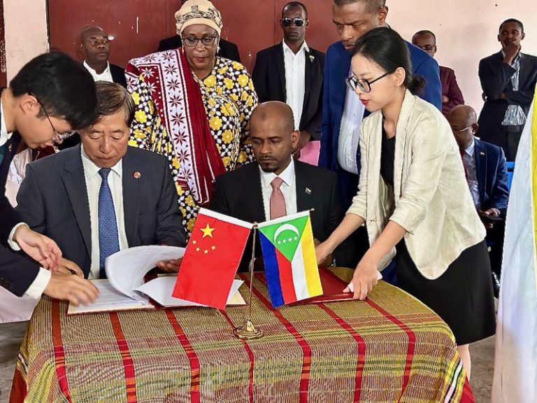 Comores, Chine, JIOI