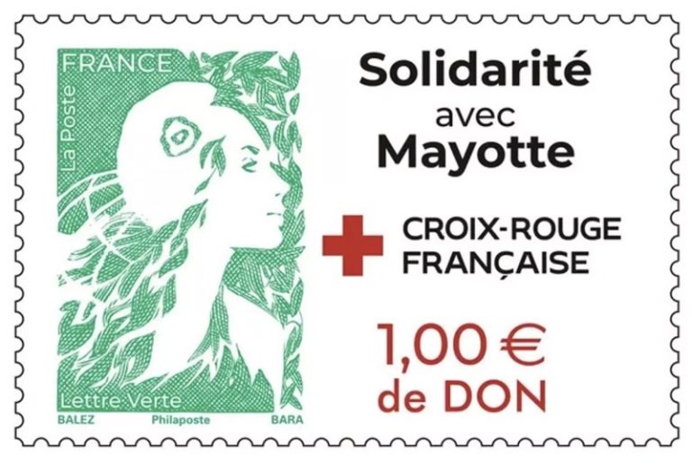 La Poste, Mayotte, Chido, Croix rouge