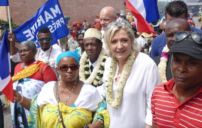 Marine Le Pen, Mayotte, RN, Bardella