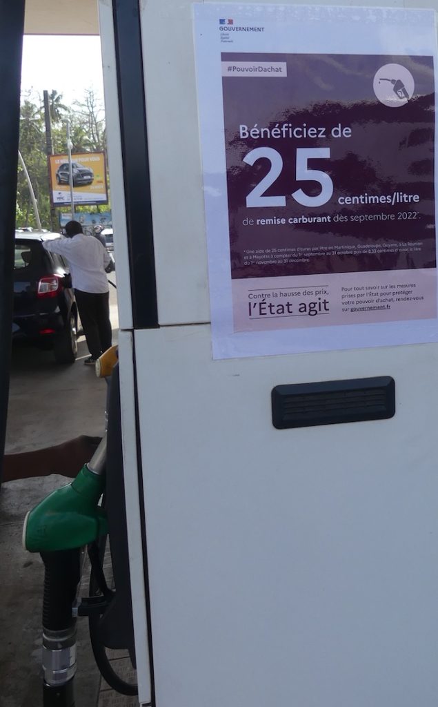 Carburant, Mayotte