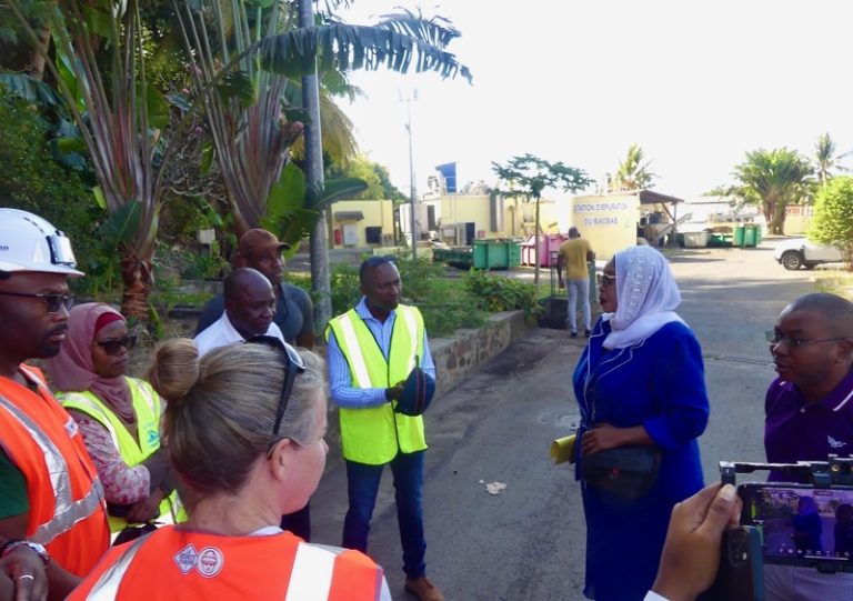 Station d'épuration, assainissement, LEMA, Vinci, Mayotte