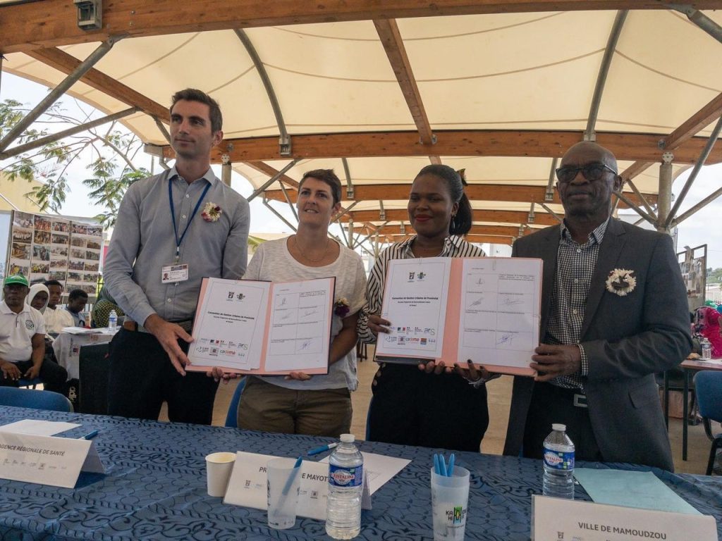 Mayotte, Kawéni, convention, urbanisme, santé,