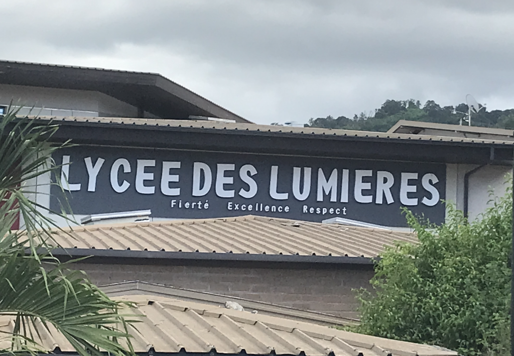 Mayotte, lycée des lumières, Kawéni,