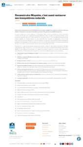 Mayotte, nature dévastée, Cyclone Chido, environnement, arbres cassés, dégâts, LPO, ligue pour la protection des oiseaux, scientifiques, 