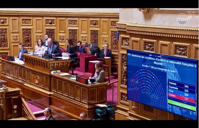 Sénat, Mayotte, droit du sol,