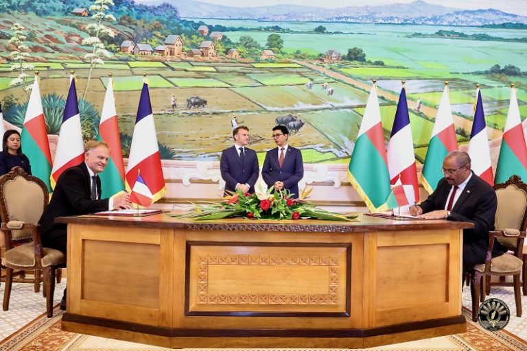 Madagascar, Rajoelina, Macron, Eparses