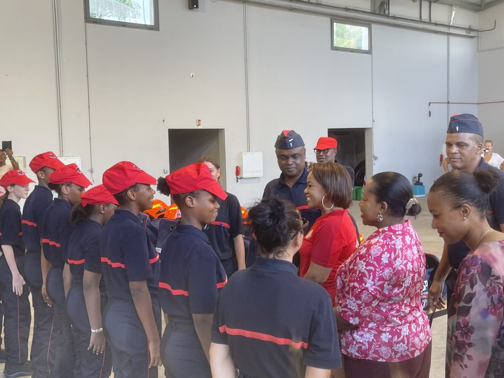 Mayotte, sapeurs-pompiers, cérémonie, Petite-Terre,