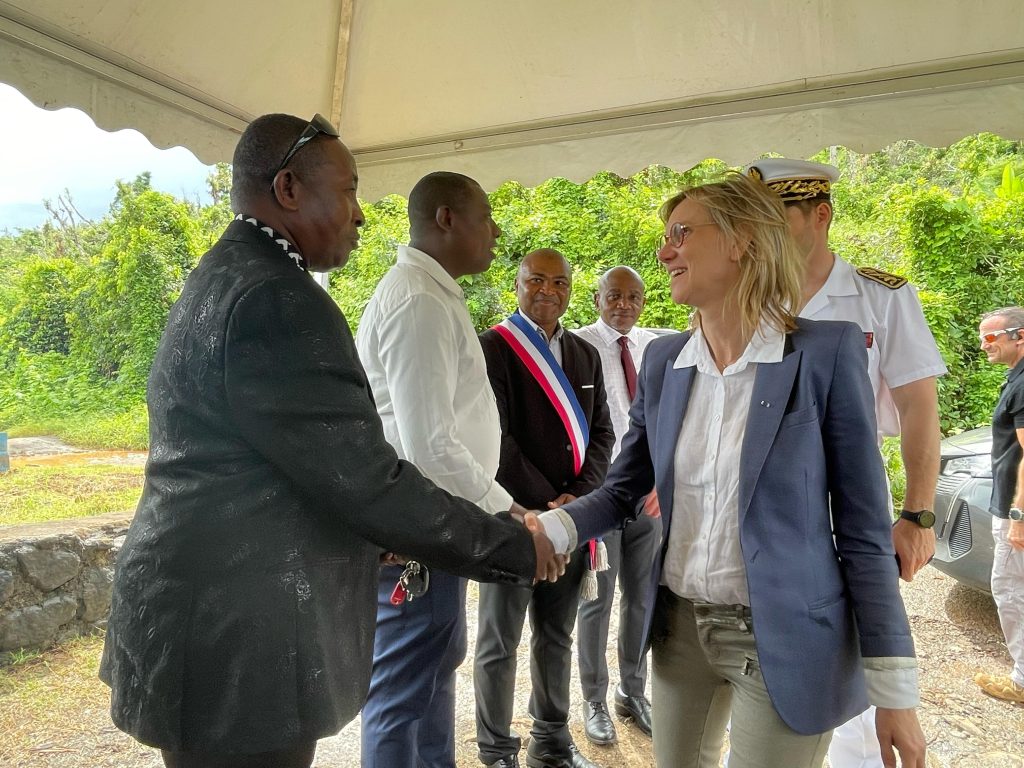 Mayotte, visite officielle, Agnès Pannier-Runacher, ministre de la transition écologique, retenue collinaire,