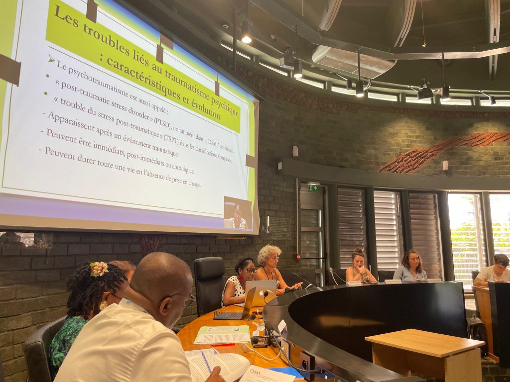 Conférence, santé mentale, traumatismes, Chido, SAME, CHM