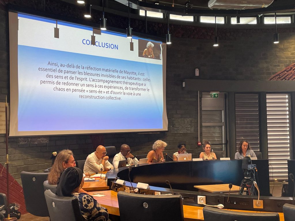 Conférence, santé mentale, traumatismes, Chido, SAME, CHM