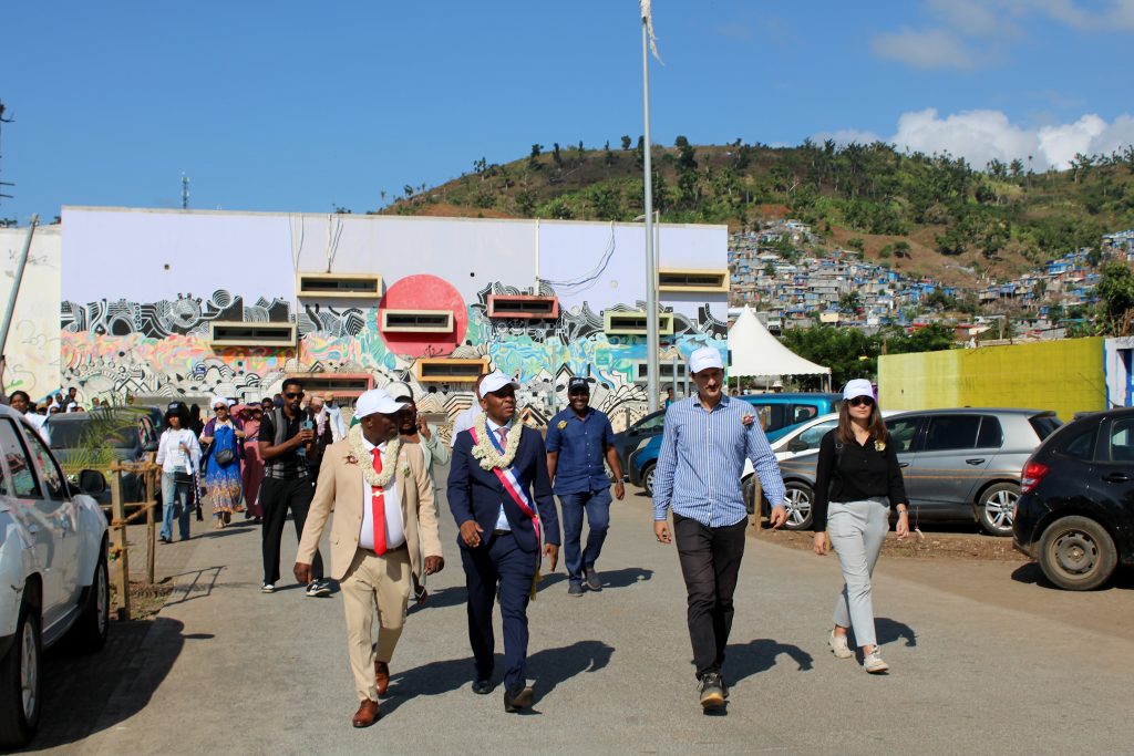 Mayotte, Kawéni Ya Léo Na Messo, stade municipal, Ville de Mamoudzou, architectes