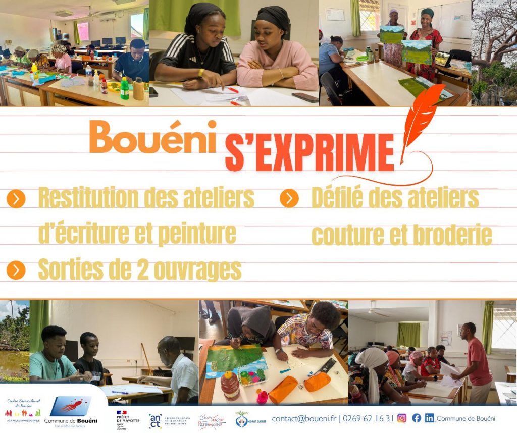 Culture, art, romans, jeunesse, Bouéni, Mayotte
