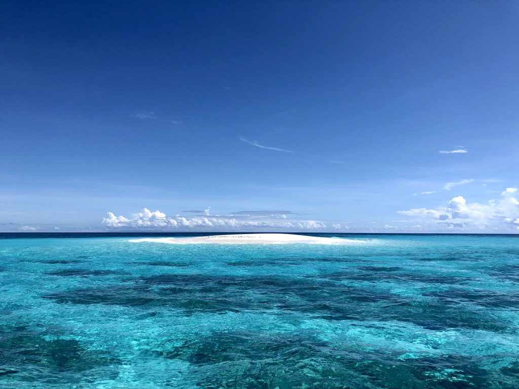 Mayotte, lagon, îlot de Sable Blanc,