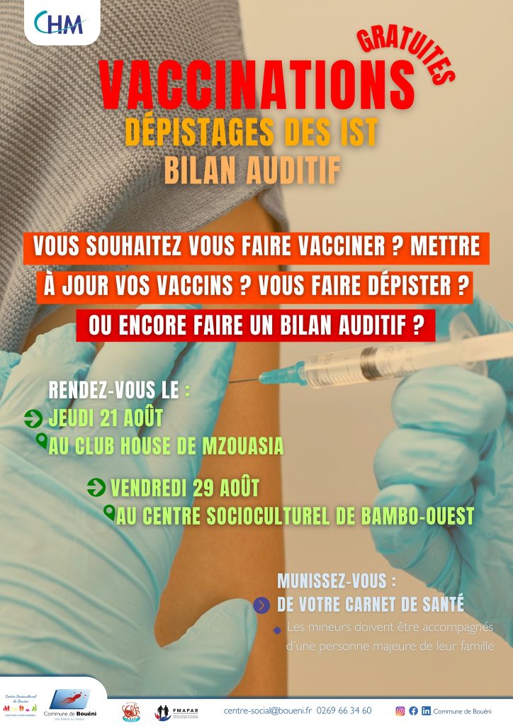Santé, dépistage, Bouéni, Mayotte