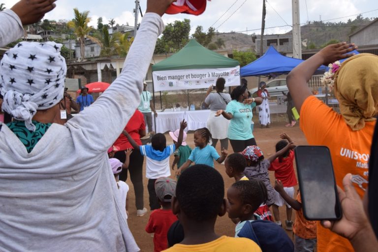 Alimentation, sport, école maternelle, Koungou, Mayotte