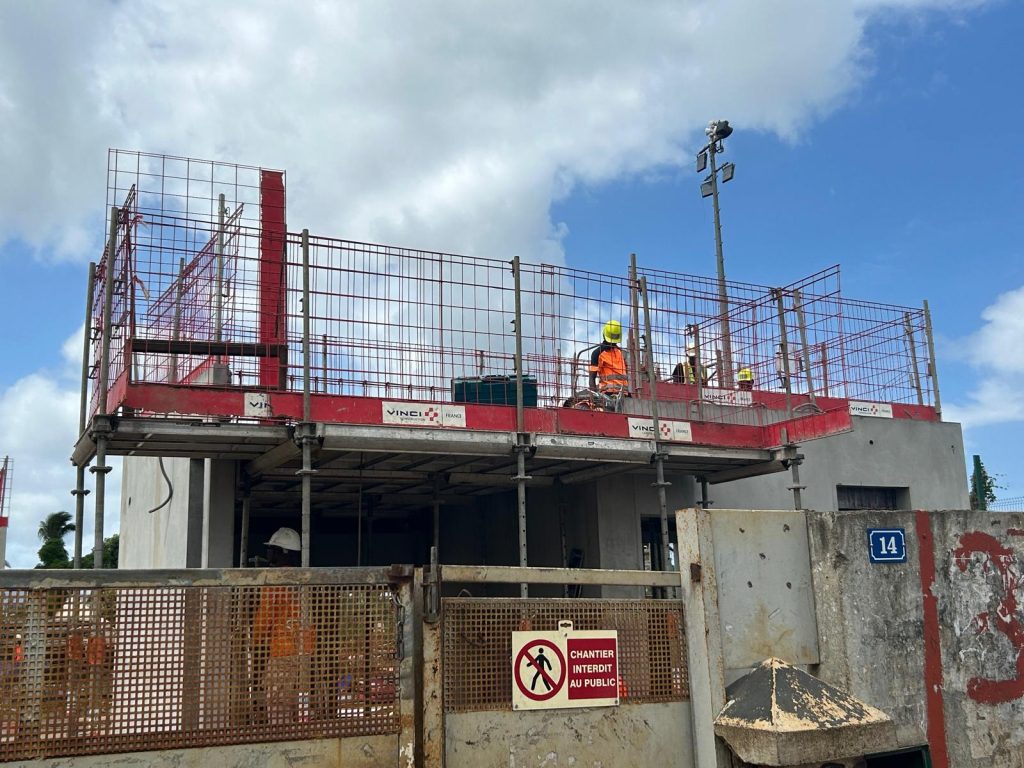 Mayotte, école, Combani, chantier,