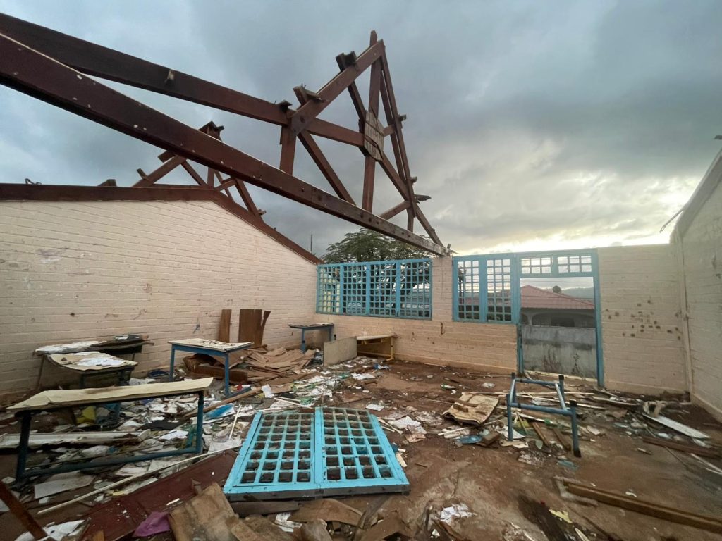 Vahibé 1, école, Chido, destruction, Mayotte