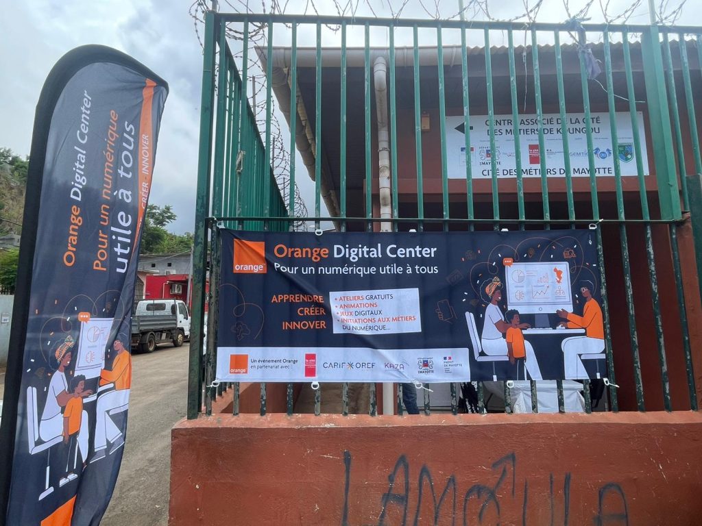 Orange, CARIF-OREF, Cité des Métiers, Espace numérique, Mayotte