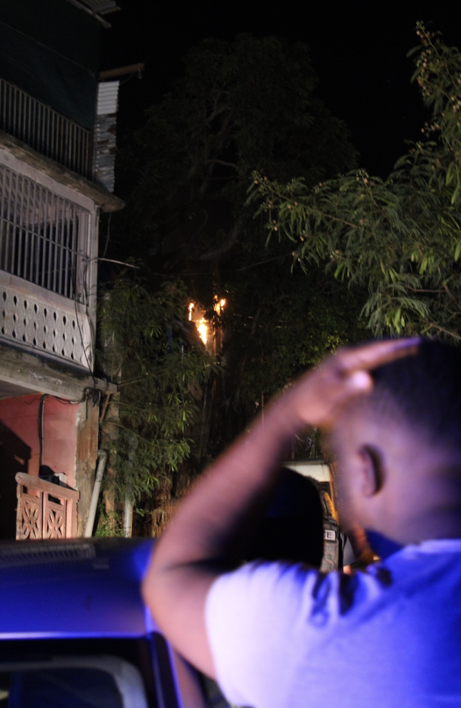 Mayotte, électricité, feu, poteau électrique, EDM, black-out, Mtsapéré,