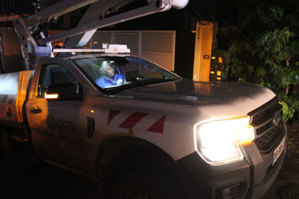 Mayotte, électricité, feu, poteau électrique, EDM, black-out, Mtsapéré,