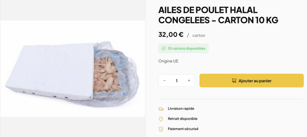 Mayotte, ailes de poulet, Bazar Dagoni,