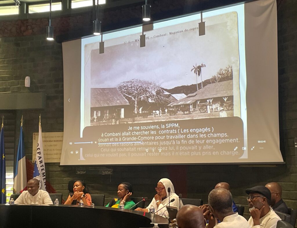 eslcavage, FATMA, conférence, culture, histoire, Mayotte