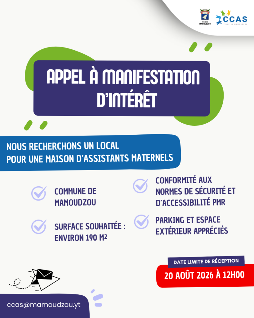 CCAS, Mamoudzou, MAM, Mayotte