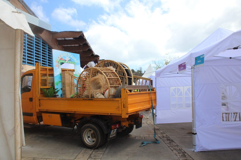 Mayotte, salon du tourisme, office de tourisme, Mamoudzou, installation, chantier,
