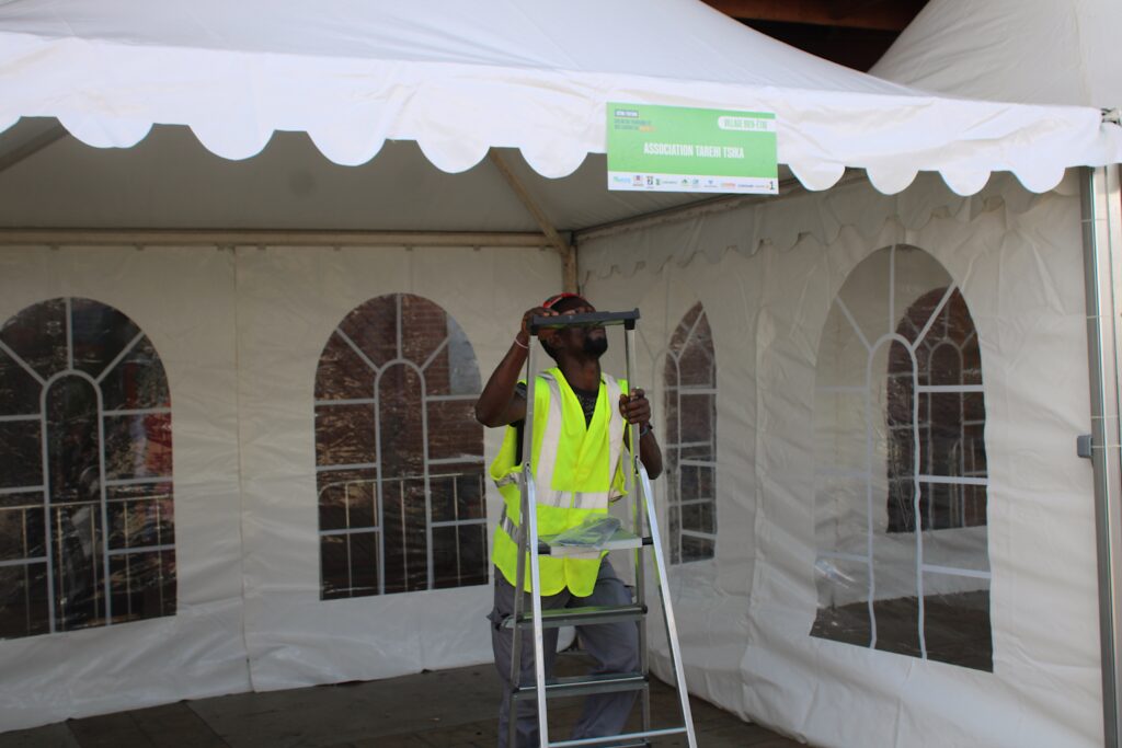 Mayotte, salon du tourisme, office de tourisme, Mamoudzou, installation, chantier,
