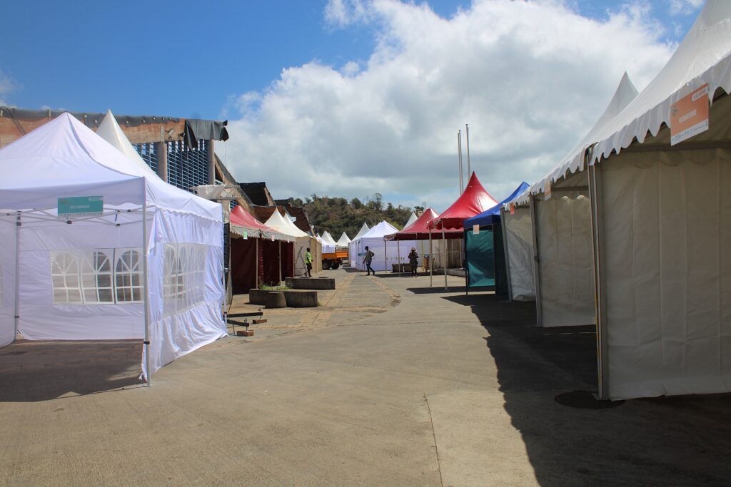 Mayotte, salon du tourisme, office de tourisme, Mamoudzou, installation, chantier,