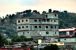 Mayotte, habitation, maison, constructions, Mamoudzou, ville, 