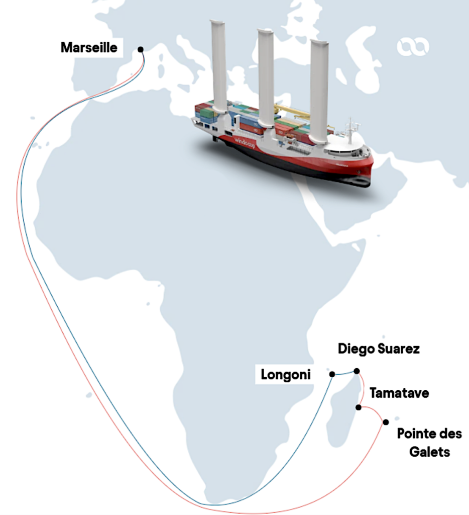 Mayotte, Windcoop, navire, fret, maritime,