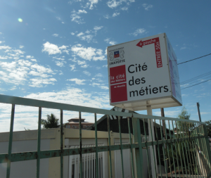 La Cité des Métiers, en face du lycée Younoussa Bamana de Mamoudzou