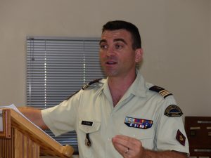 Exposé du chef de bataillon Soubra