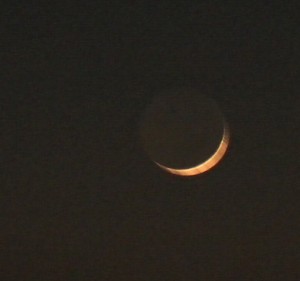 La lune de veille du Ramadan