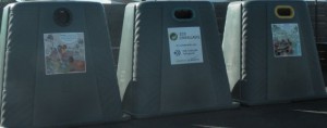 Les bornes tri-o pour le verre, les plastiques et le métal
