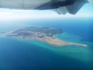 Vue aérienne de Petite-Terre