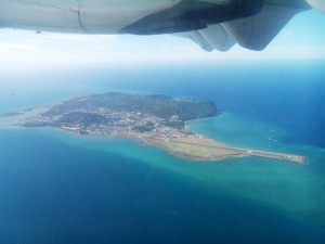 Vue aérienne de Petite-Terre