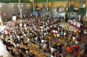 Environ 400 nouveaux arrivant de l'Education nationale étaient venus écouter la présentation du département et des enjeux de Mayotte le 6 septembre 2014
