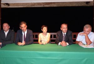 Laurent Bien, Dominique Sorain (préfet de La Réunion), Chantal de Singly, Seymour Morsy et Etienne Morel