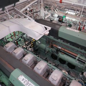 La salle des machines du Nivôse d'où serait parti l'incendie