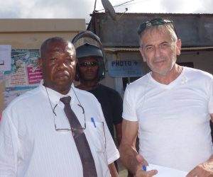 Les organisateurs, Mansoibou Chabouhame à gauche